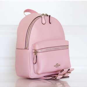 Coach Blush Pink Mini Charlie Backpack